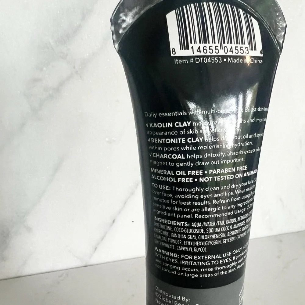 NWT Global Beauty Care Power Skincare Set 4-Piece Charcoal Face Care Bundle
